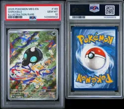 2025 POKEMON MEG EN-MEGA EVOLUTION ILLUSTRATION RARE #149 SHROODLE PSA 10 - Image 3