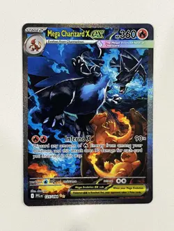 Pokemon Mega Charizard X EX 125/094 SIR Phantasmal Flames Secret Rare NM to M - Image 3