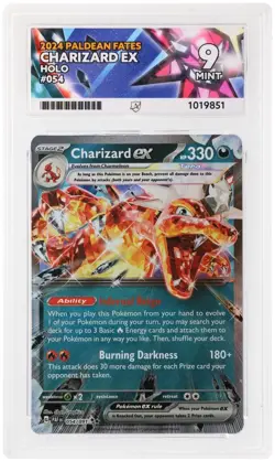 ACE 9 Charizard ex 054/091 2024 Paldean Fates Holo Pokemon TCG - Image 1
