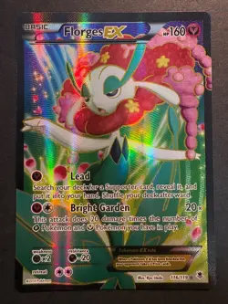 Pokemon Florges EX Ultra Rare XY Phantom Forces 116/119 Full Art Holo LP - Image 1