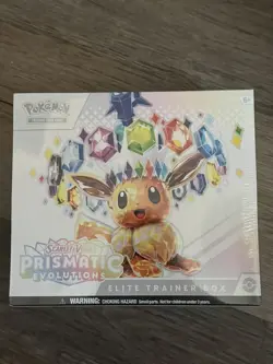 Pokemon TCG Prismatic Evolutions Elite Trainer Box w/ Case, Brand New Sealed ETB - Image 1