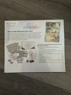 Pokemon TCG Prismatic Evolutions Elite Trainer Box w/ Case, Brand New Sealed ETB - Image 4