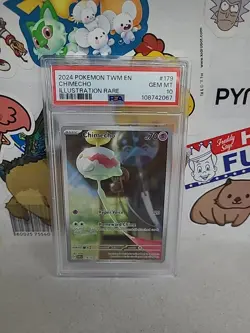 Pokemon TCG Chimecho 179/167 Sv06: Twilight Masquerade Holo PSA 10 - Image 1