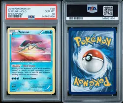 2016 POKEMON XY BREAKPOINT #30 SUICUNE-HOLO PSA 10 - Image 4