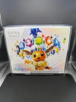 Pokemon TCG Prismatic Evolutions ETB Elite Trainer Box Sealed with Case QC1 - Image 1