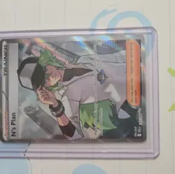 Pokemon TCG N's Plan Sv: Black Bolt Ultra Rare Holo Trainer 163/086 EN - Image 2