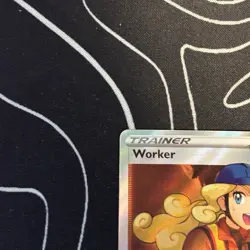 Worker Pokemon TCG Silver Tempest 195/195 Ultra Rare Full Art Holo English 2022 - Image 2
