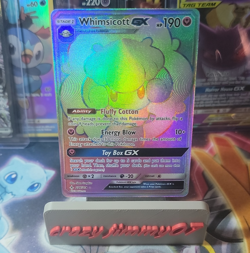 Pokemon Whimsicott GX 226/214 Unbroken Bonds Secret Rare Full Art Holo 2019 - Image 1