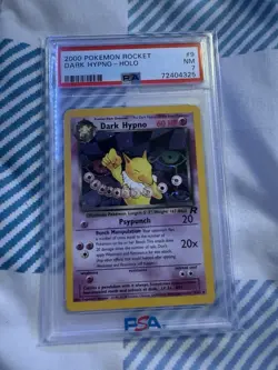 Pokemon Dark Hypno Holo 2000 PSA Graded PSA 7 - Image 1