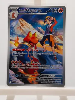 Ethan's Magcargo 222/217 Illustration Rare Ascended Heroes Pokemon Near Mint - Image 1