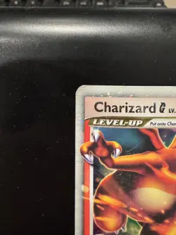Pokemon Charizard G LV.X DP45 Holo Rare Black Star Promo Diamond Pearl Damaged - Image 3