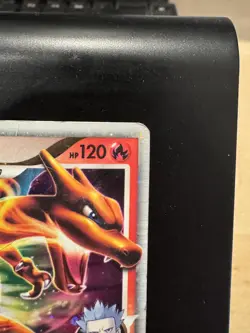 Pokemon Charizard G LV.X DP45 Holo Rare Black Star Promo Diamond Pearl Damaged - Image 5