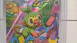 Pokemon Grookey #052 First Partner Series Vol. 2 30th Anniversary Holo Promo NM - Image 3