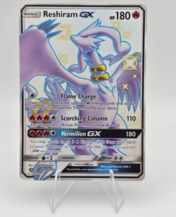 Pokemon TCG Reshiram GX SV51/SV94 Hidden Fates Shiny Vault Holo 180HP EN - Image 1