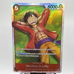 Monkey D Luffy ST21-014 SR Starter Deck EX: Gear 5 Foil One Piece TCG NM - Image 2