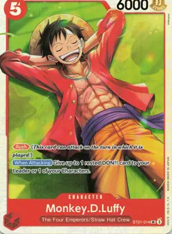 ONE PIECE Monkey D. Luffy (014) SR Starter Deck EX: Gear 5 #ST21-014 NM - Image 3
