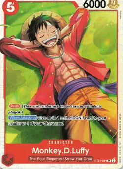 ONE PIECE Monkey D. Luffy (014) SR Starter Deck EX: Gear 5 #ST21-014 NM - Image 5