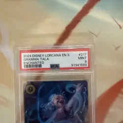 PSA 9 Enchanted Gramma Tala Spirit of the Ocean Into The Inklands Disney Lorcana - Image 3