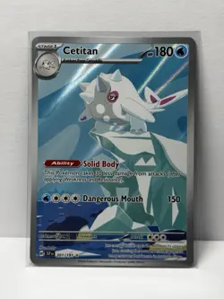 Pokemon Card TCG - Cetitan 201/191 - Surging Sparks - Illustration Rare Holo NM - Image 1