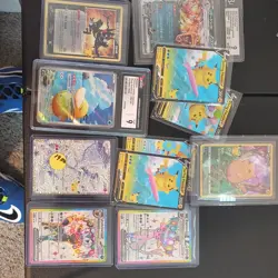 Pokemon TCG 11 Card Lot Crown Zenith Japanese Holo Pikachu Eevee Mewtwo - Image 1