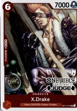 X.Drake (Judge Pack Vol. 7) UC One Piece Promotion Cards OP11-017 One Piece TCG - Image 1