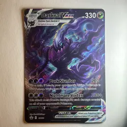 Darkrai Holo ART Card, Full Art, This Is NOT A Pokemon Game Card - Image 1