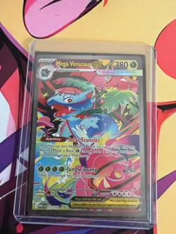 Mega Venusaur EX 177/132 Mega Evolutions SIR Holo Pokemon Card - Near Mint - Image 1