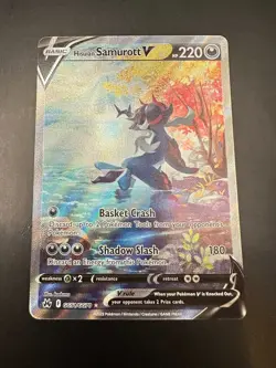 Pokemon Cards Hisuian Samurott V GG51/GG70 Crown Zenith Galarian Gallery - Image 1