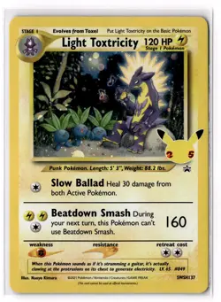 Light Toxtricity - SWSH137 SWSH: Sword & Shield Promo Cards Holo LP - Image 1