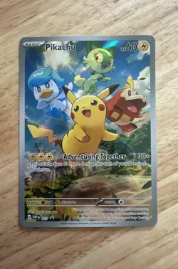 Pikachu 027 Sv: Scarlet & Violet Promo Cards Holo - Image 1