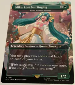 🔥 Miku, Lost but Singing - Azusa, Lost but Seeking SL Regular NONFOIL MTG🔥 - Image 1