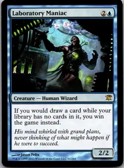 Laboratory Maniac 61 Rare Innistrad Magic: The Gathering Lightly Played - Image 1
