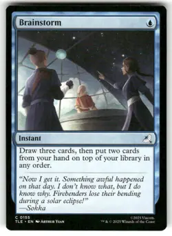 Brainstorm 155 Avatar: The Last Airbender: Eternal-Legal Magic: The Gathering NM - Image 1