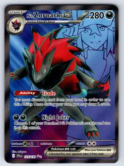 N's Zoroark ex 175/159 Ultra Rare Journey Together Pokemon Holo Near Mint - Image 1