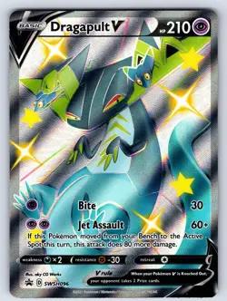 Dragapult V SWSH096 Holo Promo Sword & Shield Promo Pokemon Holo Near Mint - Image 1