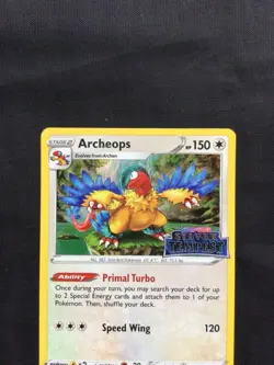 Pokemon Cards: Silver Tempest Prerelease Promo: Archeops SWSH272 - Image 2