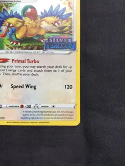 Pokemon Cards: Silver Tempest Prerelease Promo: Archeops SWSH272 - Image 5