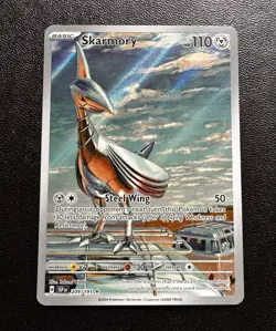 Skarmory 209/191 Sv08: Surging Sparks Illustration Rare Holo English - Image 1