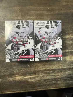 Pokemon TCG Scarlet & Violet White Flare Booster Bundle Lot Of 2 - Image 1