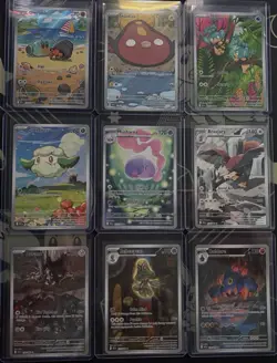 FULL ART ILLUSTRATION RARE POKEMON 🎆 CARD LOT x9 !!! - Image 1