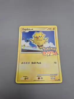 Zapdos 8/16 Pokemon Rumble Stamped Promo 2009 - Image 1
