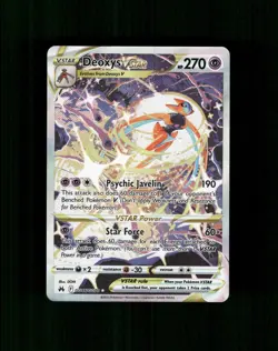 Deoxys VSTAR GG46/GG70 Holo VSTAR Rare Crown Zenith Galarian Gallery Pokemon NM - Image 1