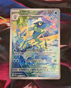 Frogadier 089/086: Chaos Rising Illustration Rare Full Art Holo. NM Pokemon - Image 1