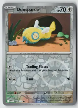 Dunsparce 120/159 Common Journey Together Pokemon Reverse Holo Near Mint - Image 1