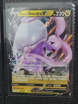 Pokemon TCG Pokemon Hisuian Goodra V Goodra Ultra Rare Holo - Image 1
