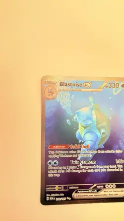 Pokemon TCG Blastoise ex 200/165 Scarlet Violet 151 Special Illustration Rare - Image 3