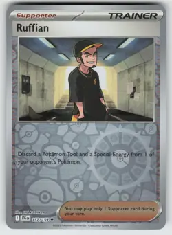 Ruffian 157/159 Uncommon Journey Together Pokemon Reverse Holo Near Mint - Image 1