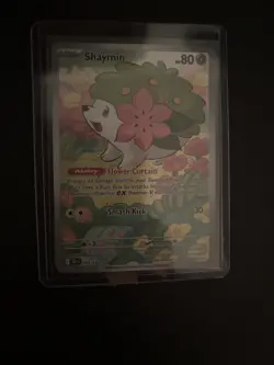 Shaymin 185/182 Destined Rivals Illustration Rare Pokemon TCG NM IR - Image 1