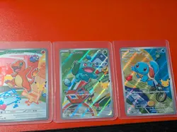 Pokemon First Partner Illustration Collection Gen 1 Kanto Starters Pack Fresh - Image 1