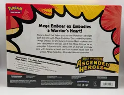 Pokemon TCG: Mega Evolution Ascended Heroes - Mega Emboar ex Box NEW - Image 2